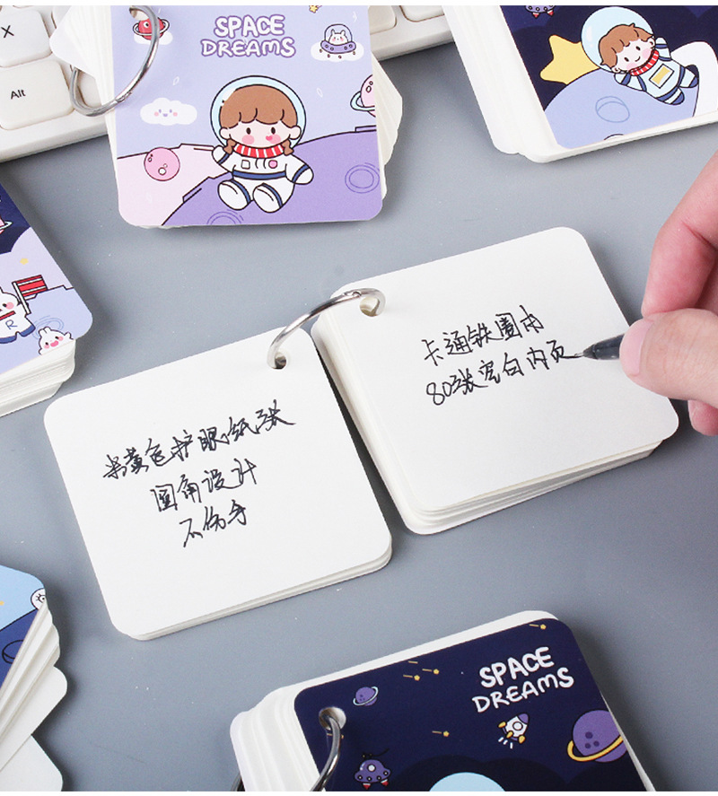 Creative Cartoon Astronaut Cute Kawaii Memo Pad Self-Adhesive Sticky Paper for Office