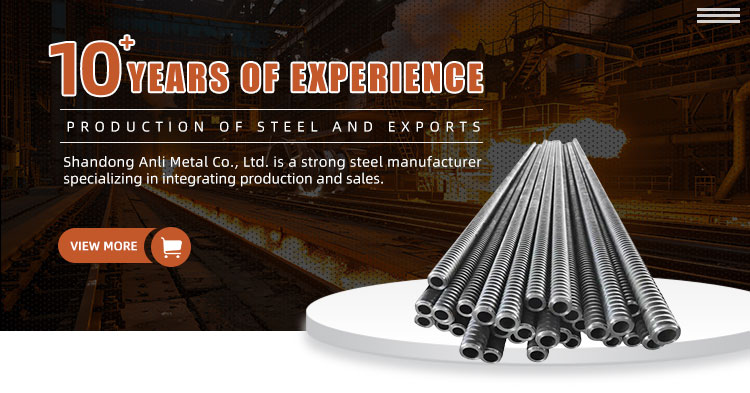 Gj25 Gj28 Gj32 Hollow Anchor Bar For Processing Service Hot Rolled