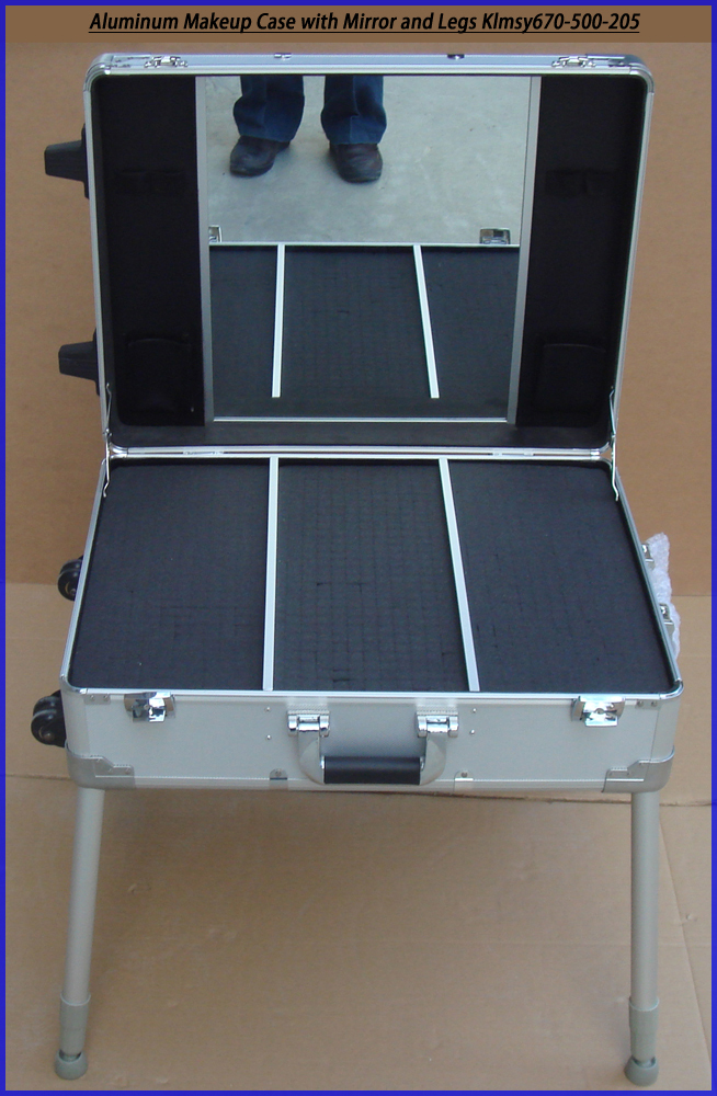 Studio Professional Makeup Case with Legs and Lighting and Mirror KLMSY670-500-205