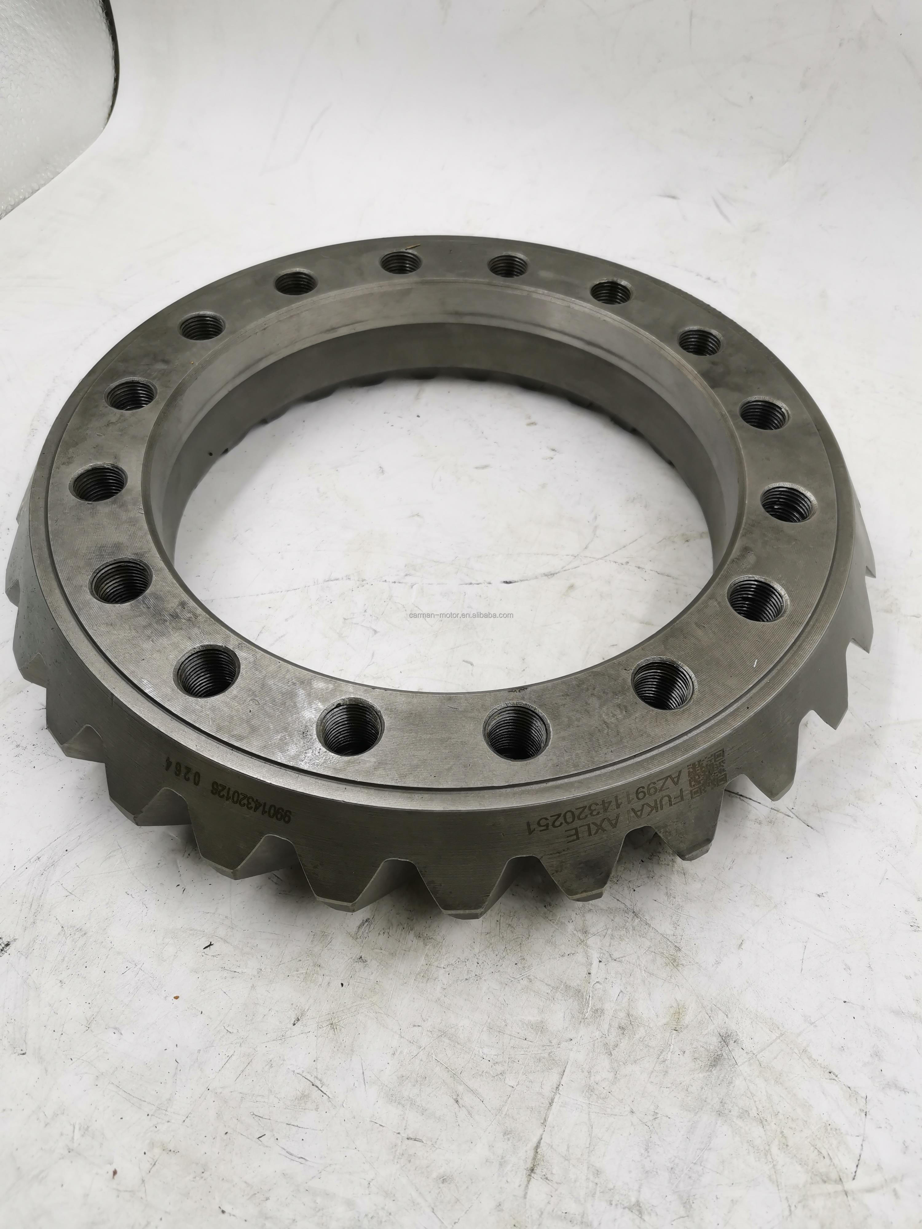 Howo STR Pelvic horn tooth Pinion And Crown Wheel WG9114320251 AZ9114320251 AZ9004320251 Sinotruk with Composite Materials