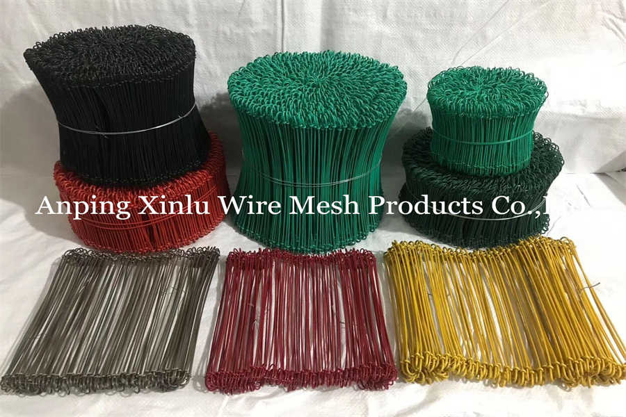 Copper Coated Double Loop Binding Bar Tie Wire 200mm Length 2.48kg Weight/Bundle Rust & Corrosion Resistant
