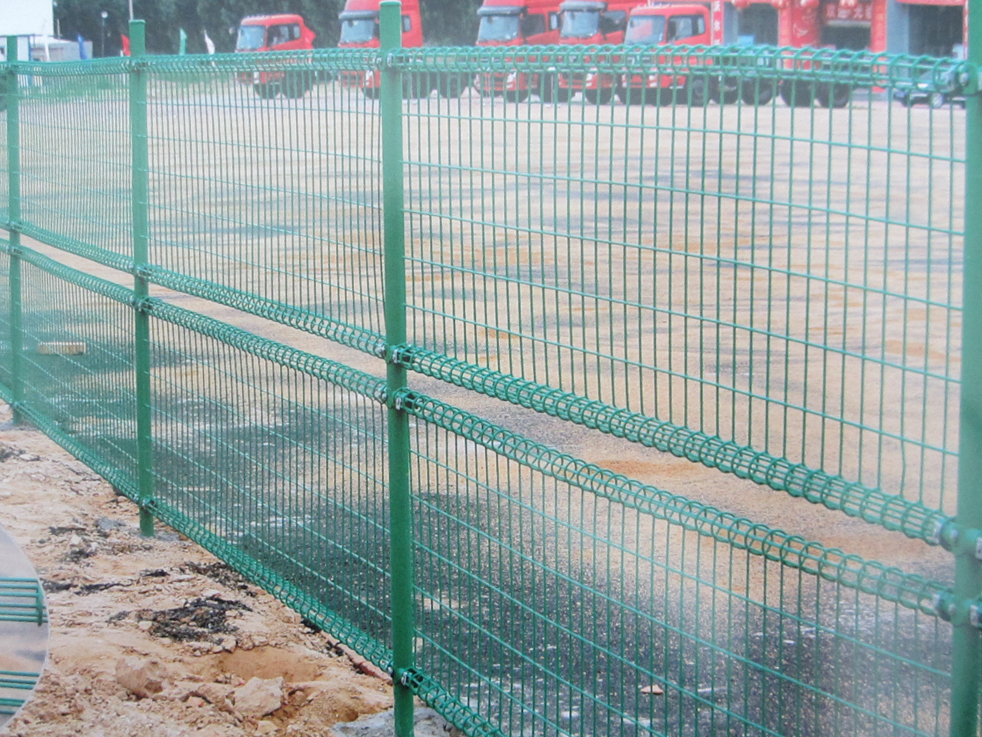 Double rings roll top fence wire mesh roll up fence made in China
