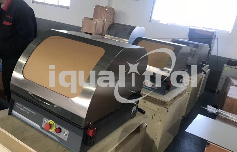 Manually Operated Metallographic Sample Preparation Abrasive Cutter with Safety