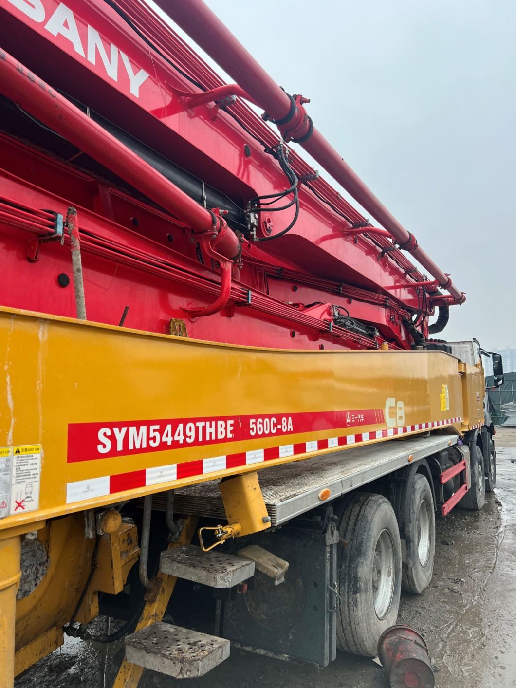 20 Years Sy Concrete Pump Truck 56 Meters, The Price Is Preferential