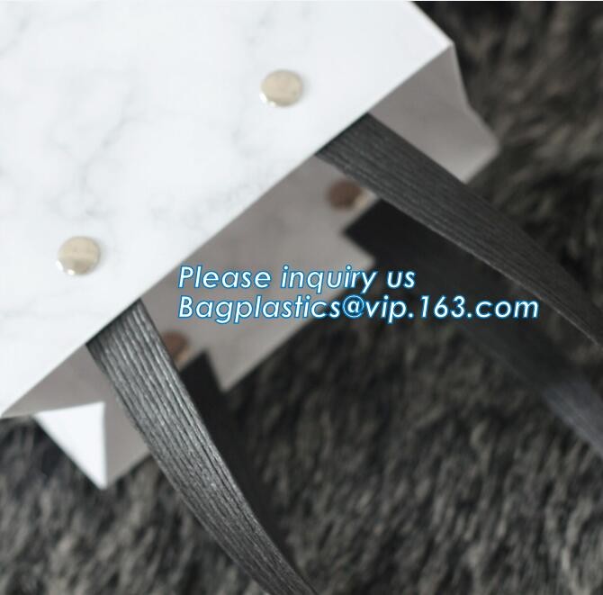Flower carrier bag with different color customized pot plants kraft paper bag with handle,stamping logo fancy paper flow