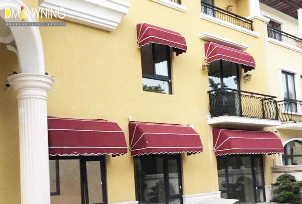 Aluminium Retractable Window Awnings Patio Sun Control Retractable Shades