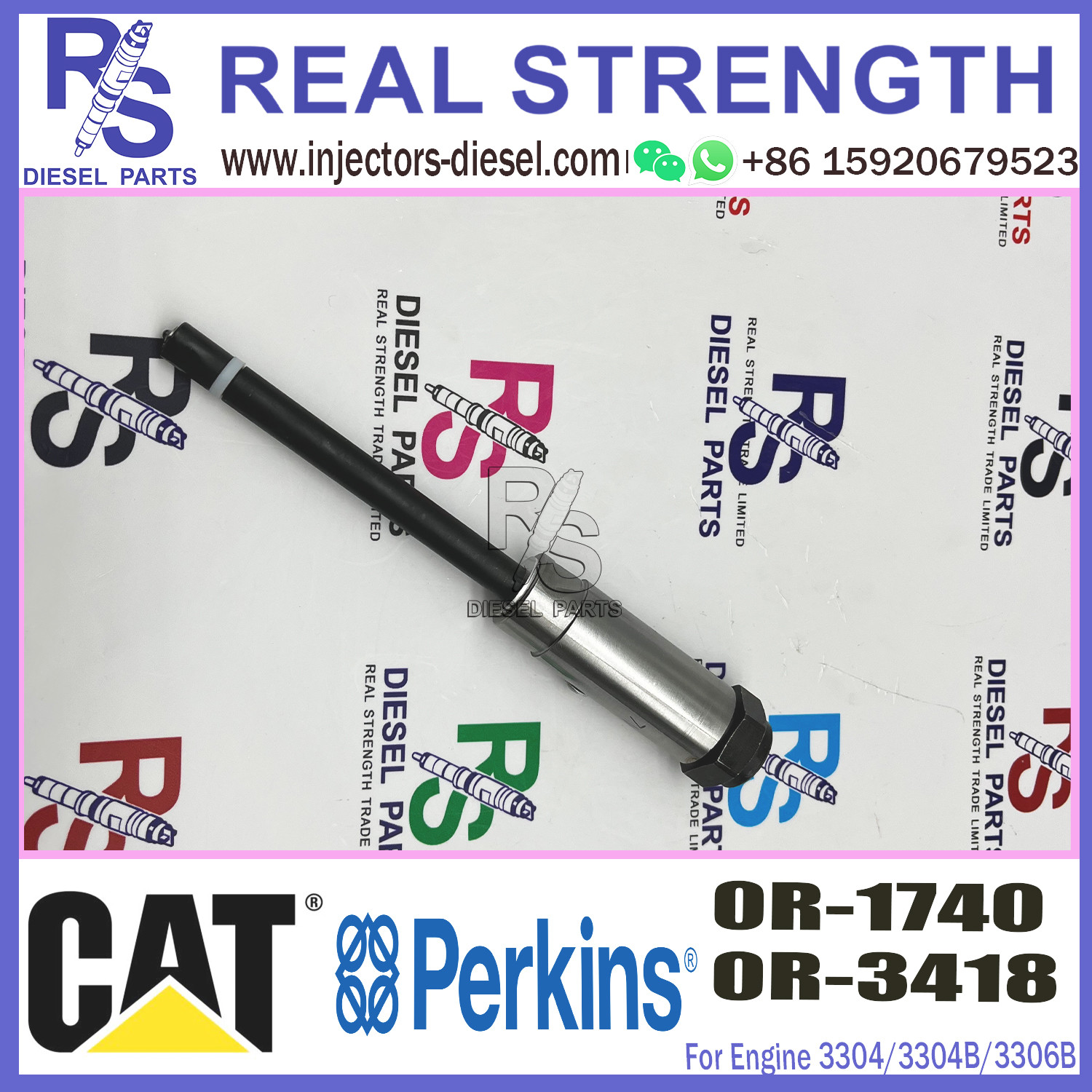 0R-1740 0R-3418 Fuel Injector Nozzle 8N7005 For Engine 3304 3304B 3306B 3306