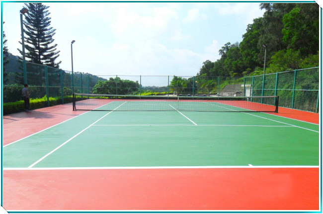 4mm Thickness Tennis Court Acrylic Surface Wear Resistant