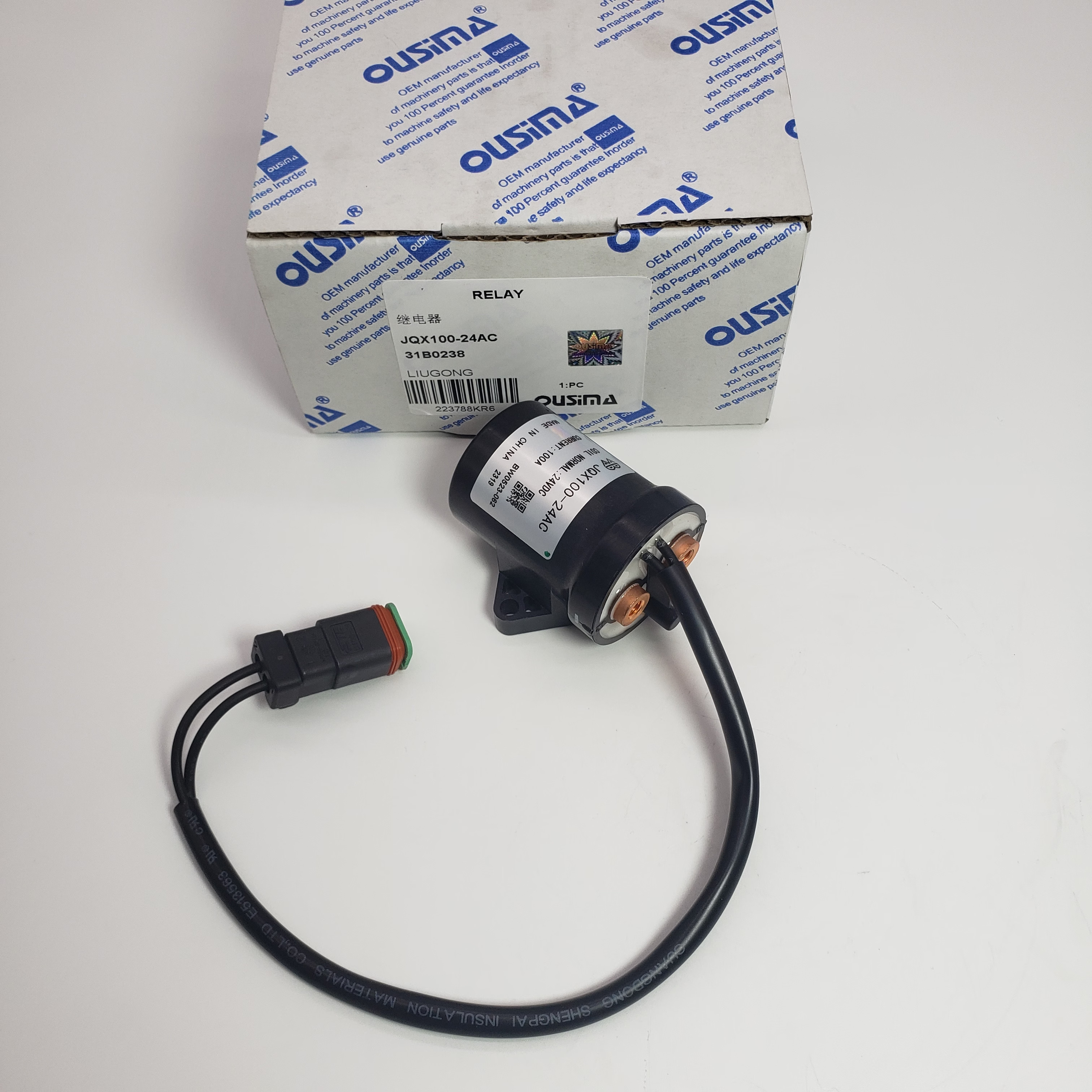 Relay JQX100-24AC 31B0238 For LIUGONG Machine