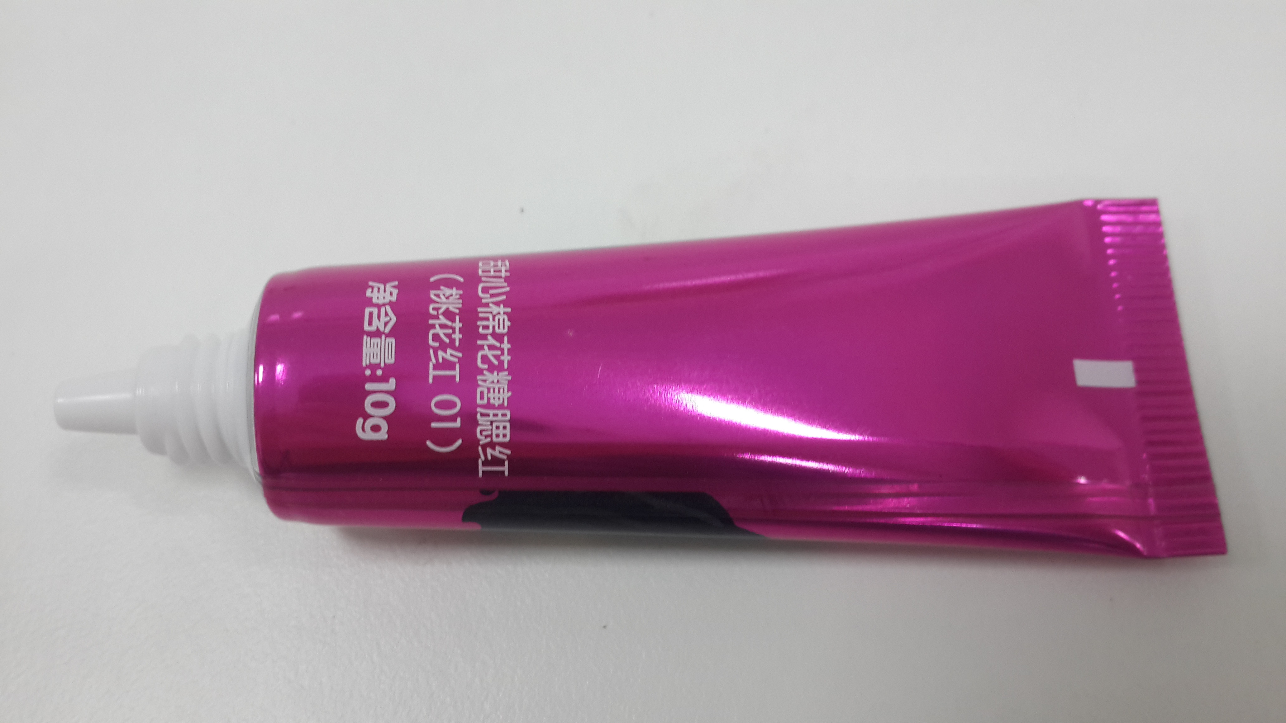 10g Eye Cream Packaging Shiny CAL Cosmetic Tube With Long Shoulder , Colorful Printing Diameter 19mm