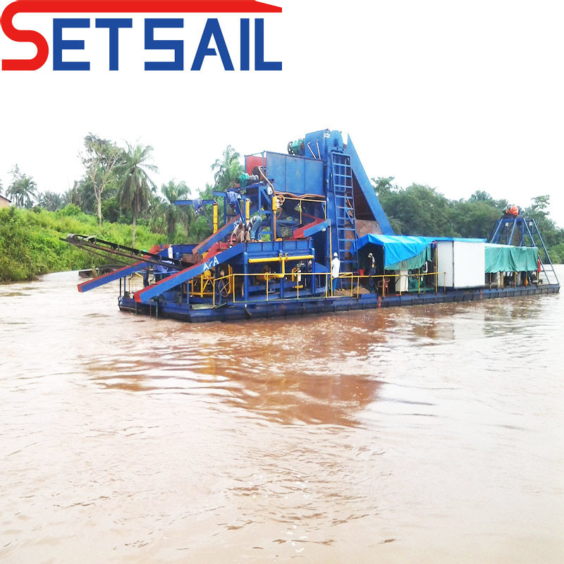 Chain Bucket Sand Dredger for River Sand and Gold