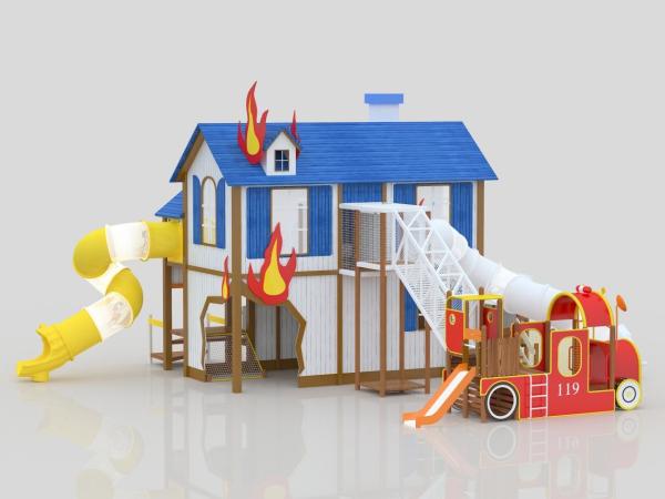 100kg - 500kg Interactive Playground Equipment Fiberglass commercial quality