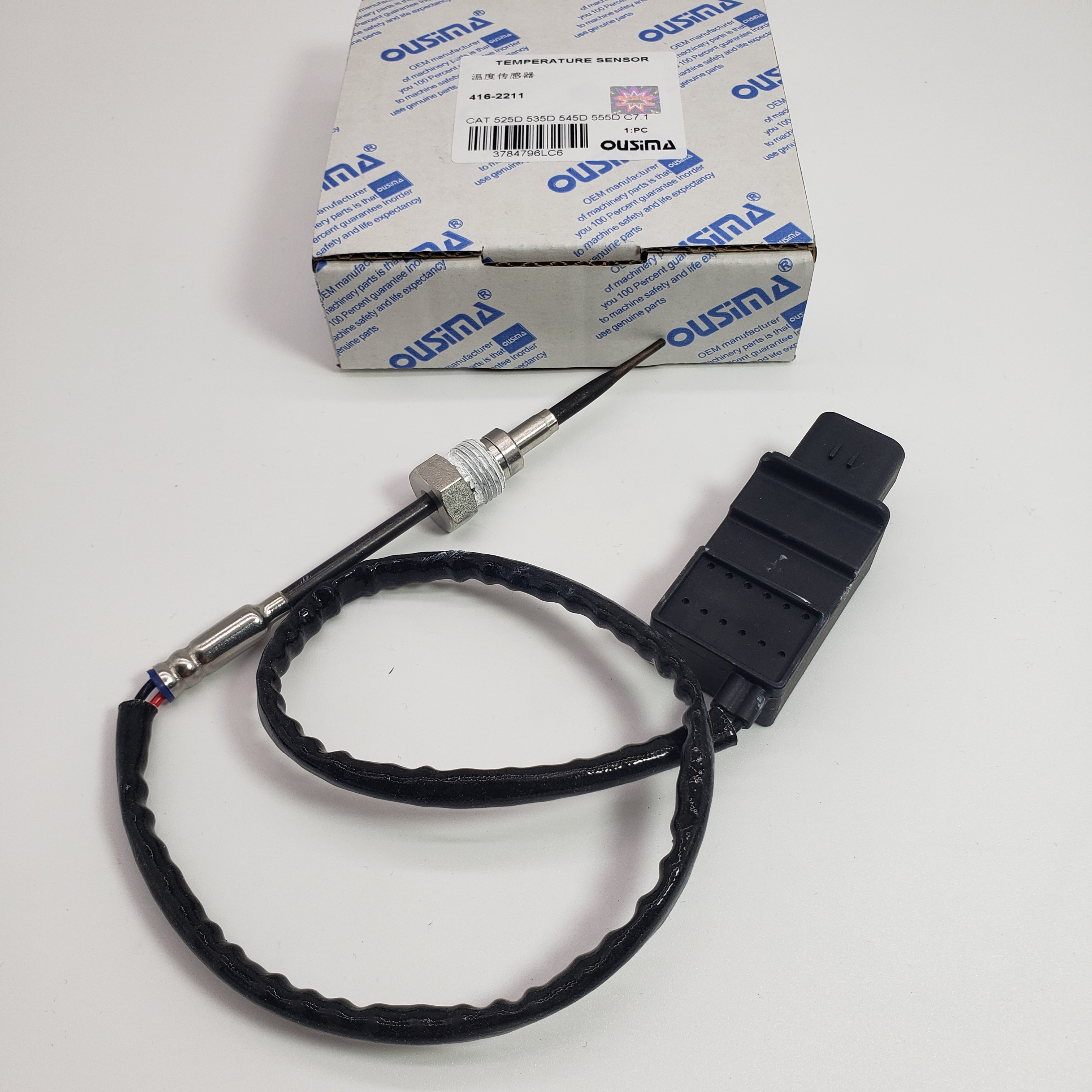 Temperature Sensor 416-2211 4162211 For CAT 535D 545D 555D C7.1