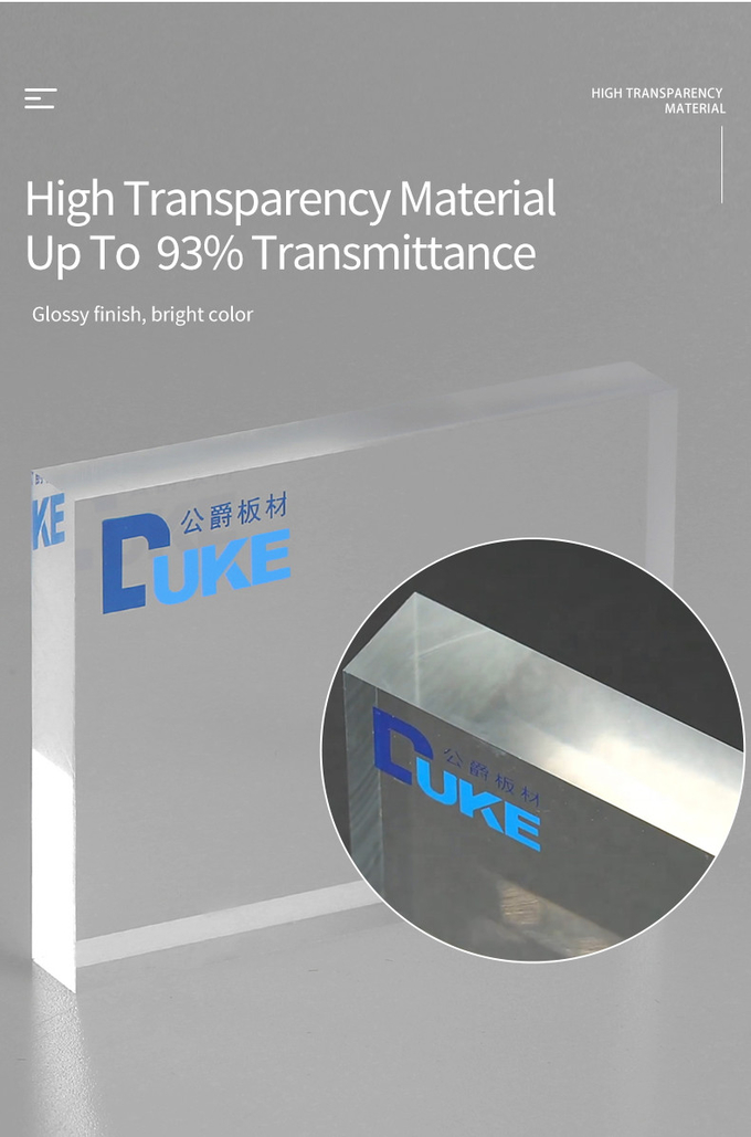 Semi Transparent Plastic Sheets 2.8mm Acrylic Board Colored Plexiglass For Laser Cutting