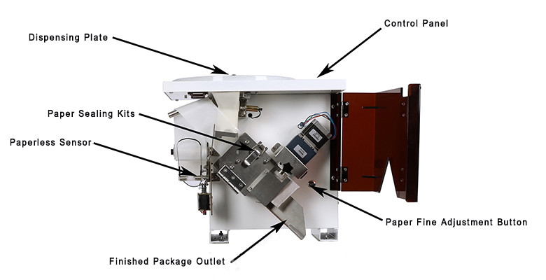 Desktop Powder Packaging Equipment , 220V/50HZ Medication Packing Machine