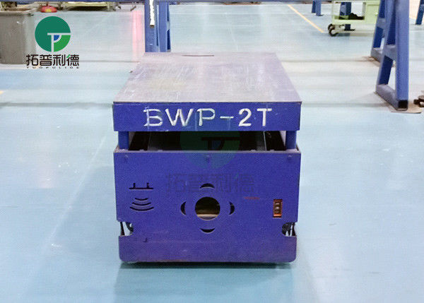 Rail or Steerable Die Electric Transfer Cart Motorized Platform Trolley Battery Operated