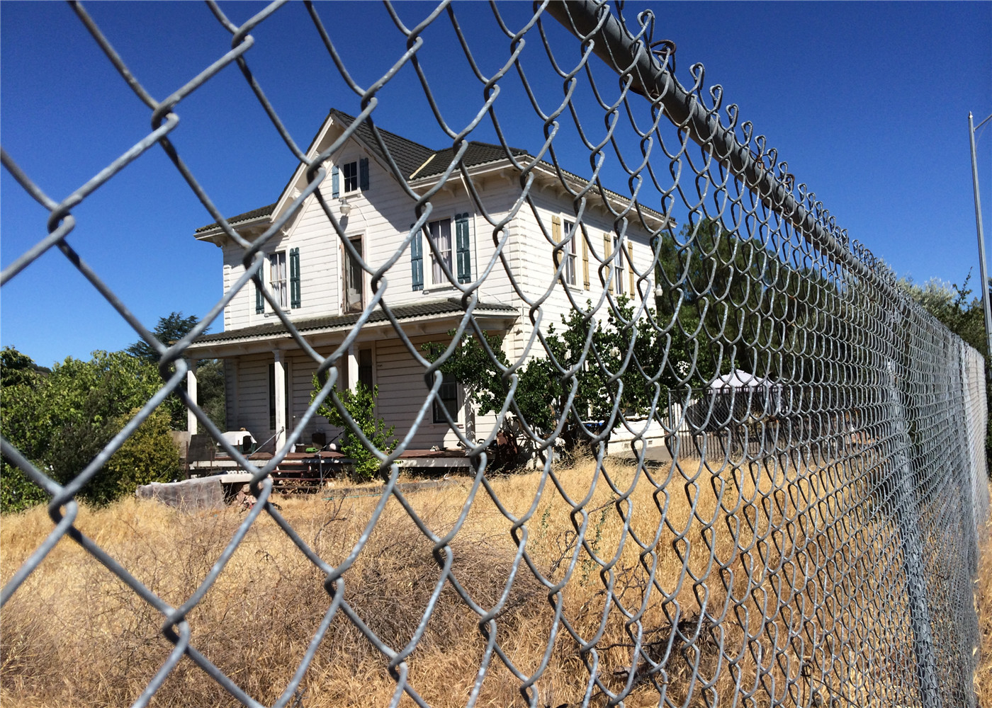 1" 2" Flexible Plastic Coated Chain Link Fencing For Hillside Protection