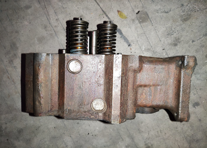 6D125-5 Used Engine Heads Water Cooling For Excavator PC450-8