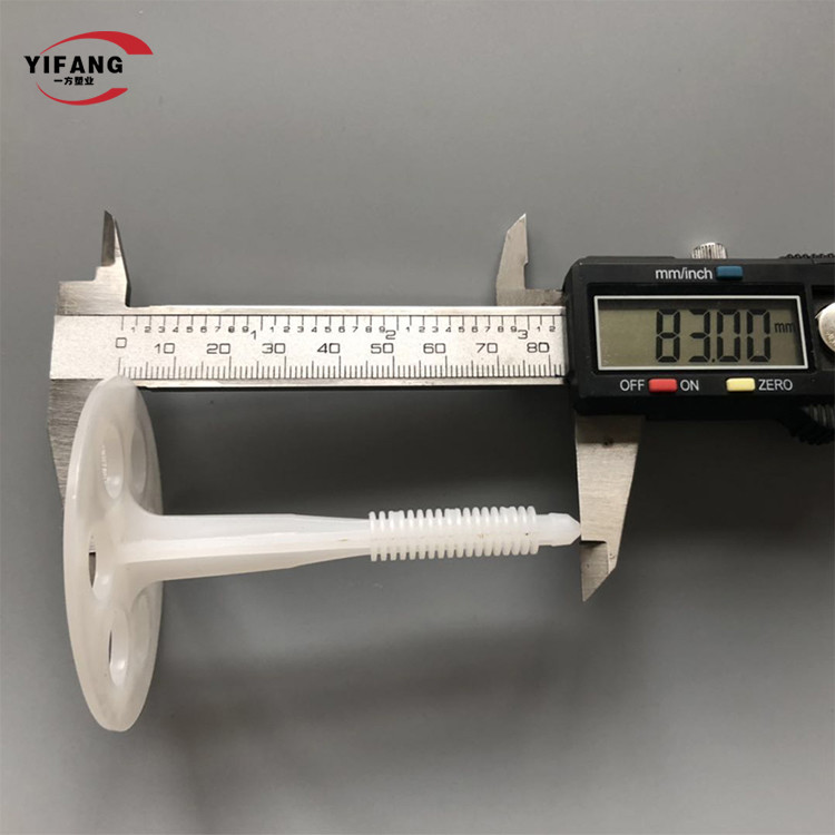 Brick 100mm Length Hdpe Plastic Insulation Anchors , Plasti Grip Masonry Fasteners