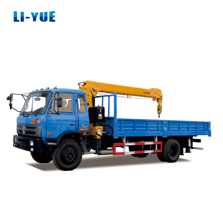 Lifting Dump Truck With Crane 4 Ton Mobile Mini Crane In Construction