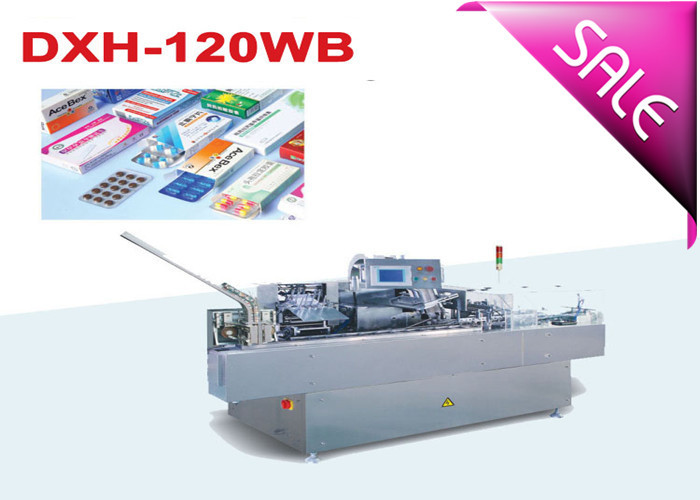 Touch Screen Box Packing Machine / 50Hz 0.75Kw Stretch Wrapping Machine