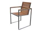 Stainless Steel Solid Wooden Outdoor Furniture High End With OEM / ODM Special