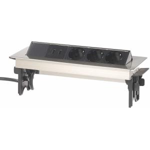 Easy Installation Desk Mounted Flip UP Sockets 4 Retractable Power Sockets