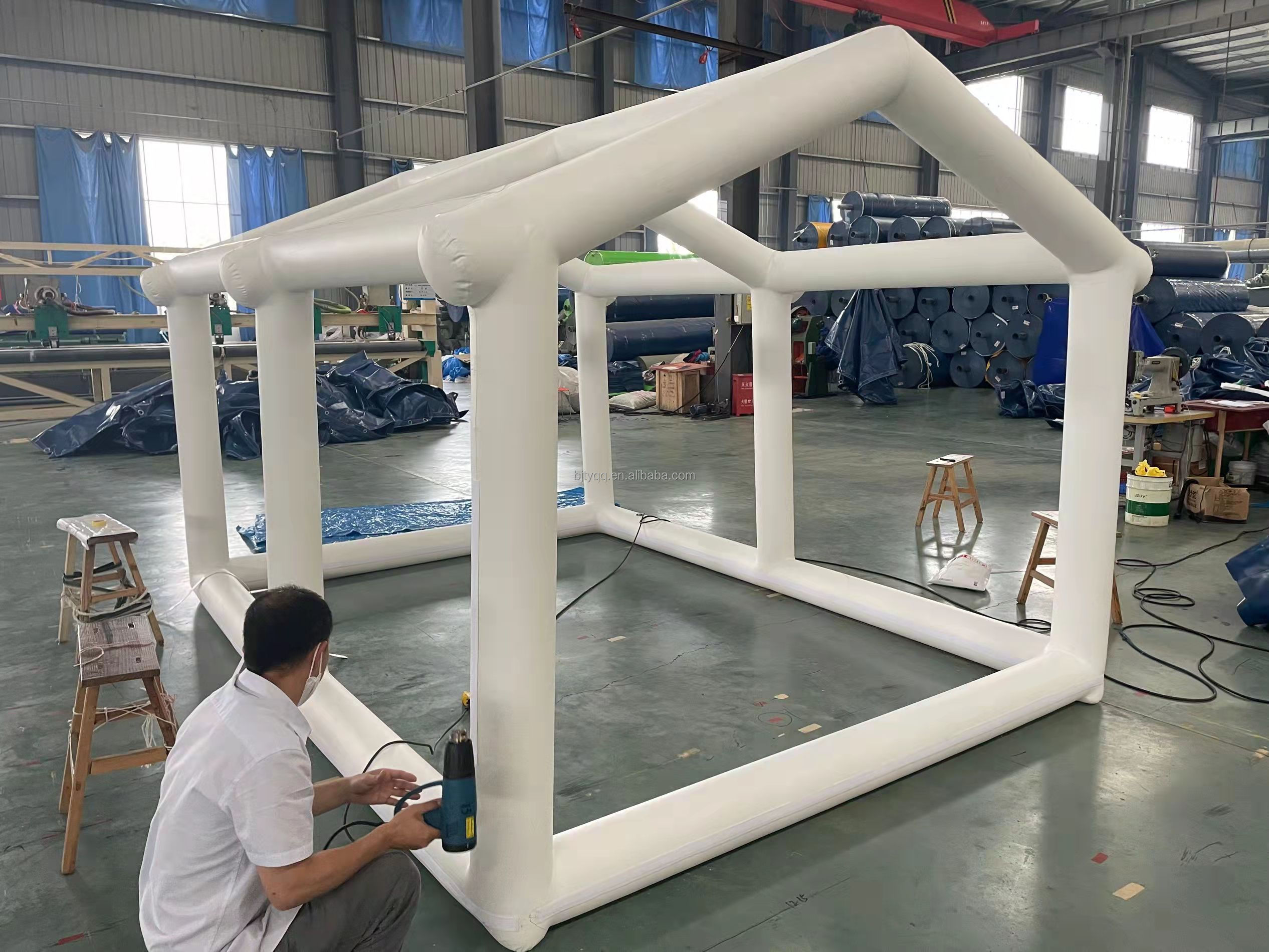 Wholesale Custom air tent 8 person inflatable camping tent outdoor portable Inflatable air tent for camping