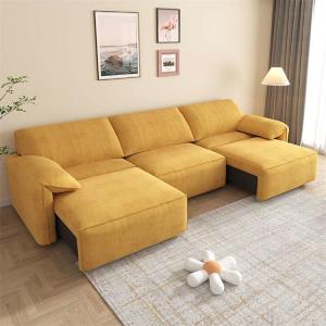  Apartment Royal Furniture Leather Sofa High Density Sponge Custom Sectional Sofa Manufactures