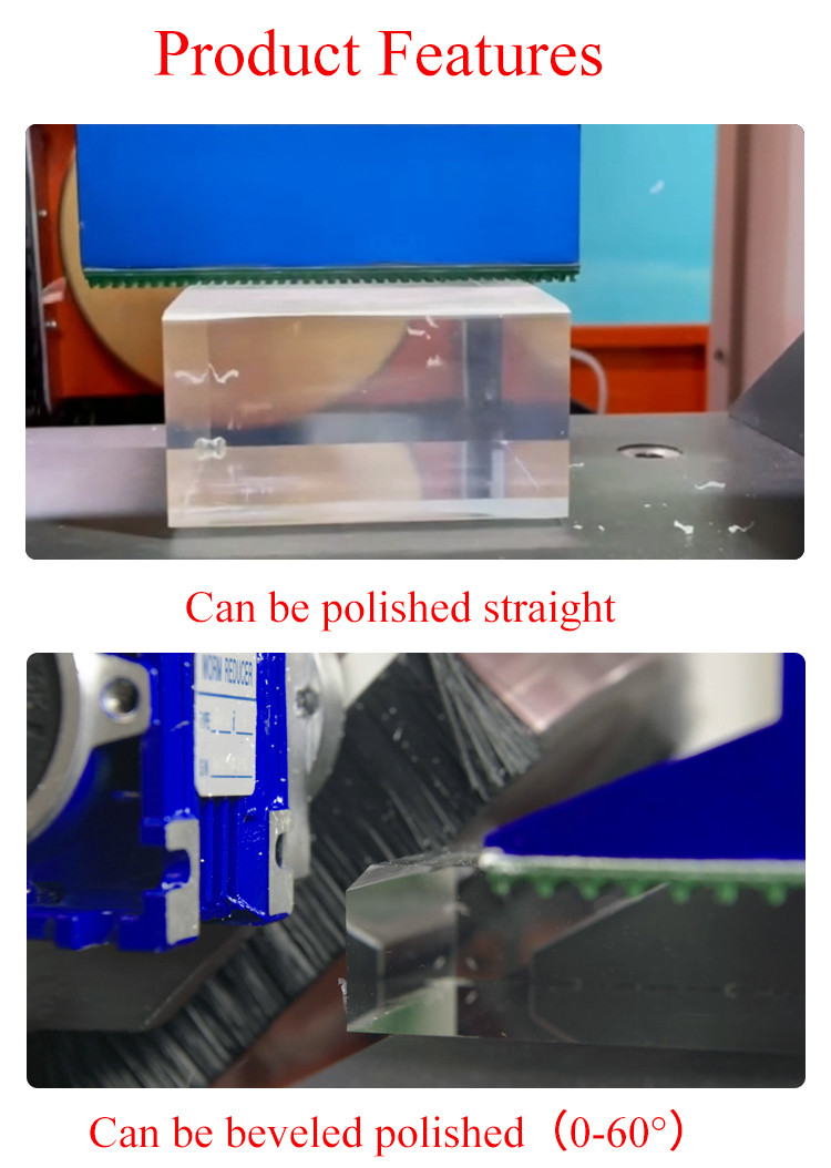 3kw Servo Motor Driven Acrylic Polishing Machine 1350mm Acrylic Edge Polisher PMMA/PS/PCPlastic Polishing Machines