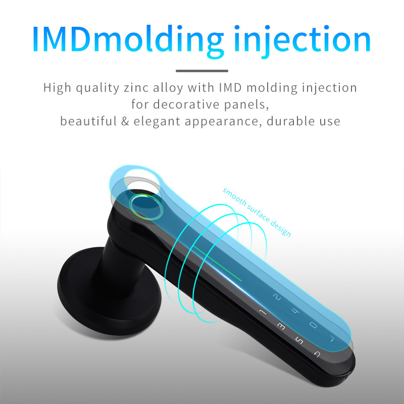 Hot Selling Indoor Smart Fingerprint Door Lock With Silent Lock Body Keyless Entry Home with Your Smartphone