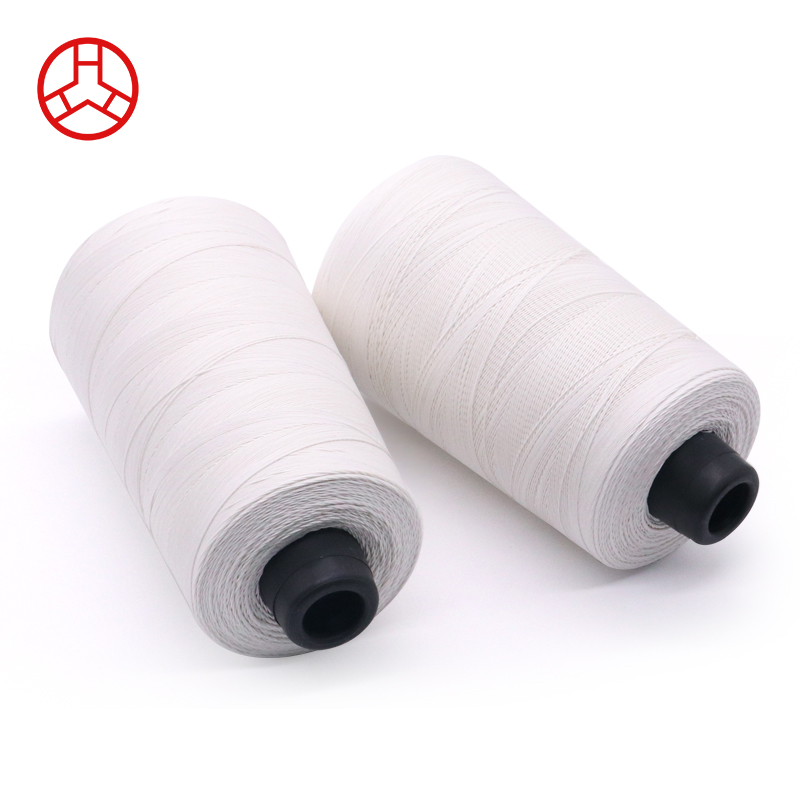 High Tensile 100% Cotton Polyester for Glazed Bag Closing Sewing 20/3 Kite Flying Thread