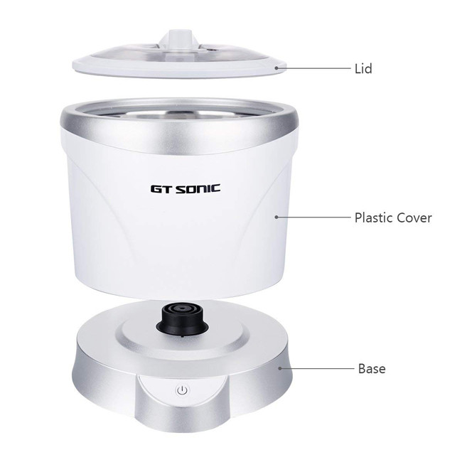 GT Ultrasonic Jewelry Cleaner With Auto 5 - Minutes Timer 175 * 155MM Unit
