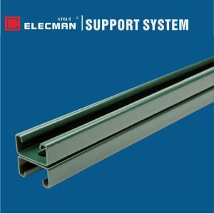  ELECMAN Back To Back Strut Channel Systems Green Power Coated Manufactures