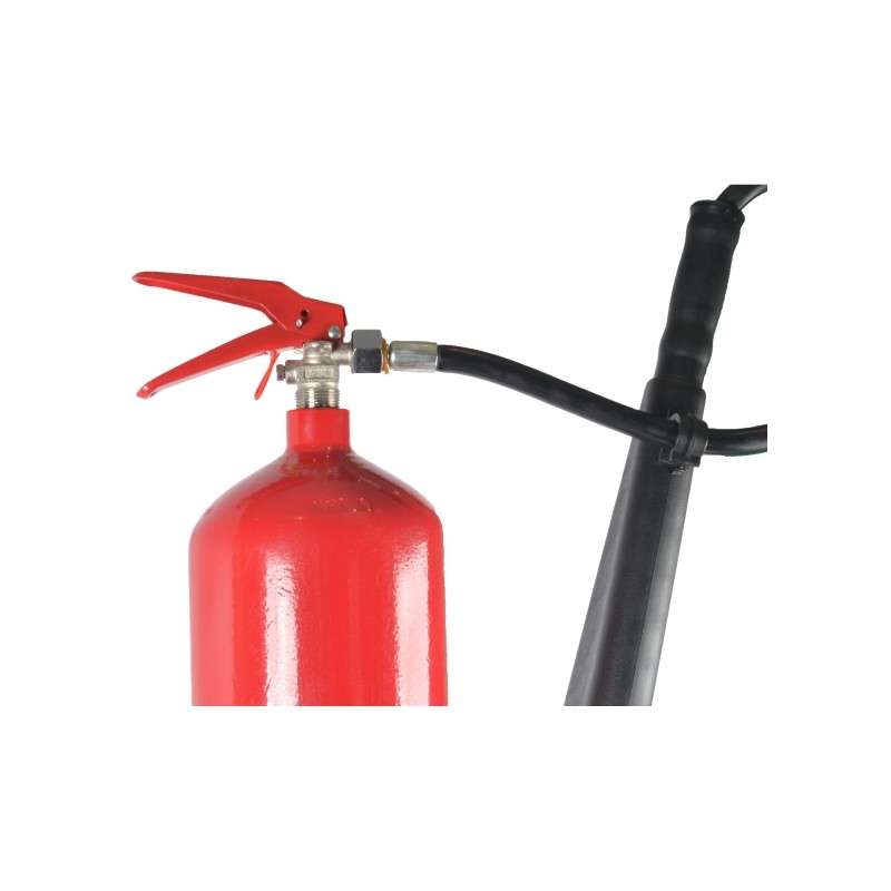 RED CO2 Fire Extinguisher Carbon 20kg Wheeled Gross Weight 38kg