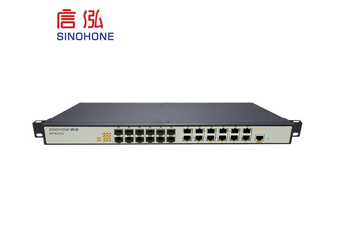 China Industrial 24 Port Gigabit Switch , Ethernet Fiber Switch Hi View Manage on sale