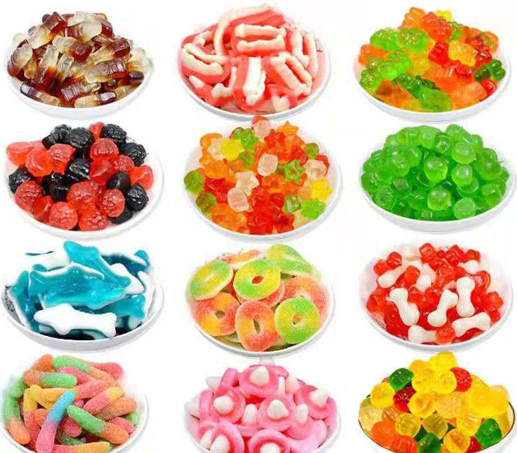 PLC Jelly Gummy Candy Sweets Candies Depositor Making Machine 6.5 KW