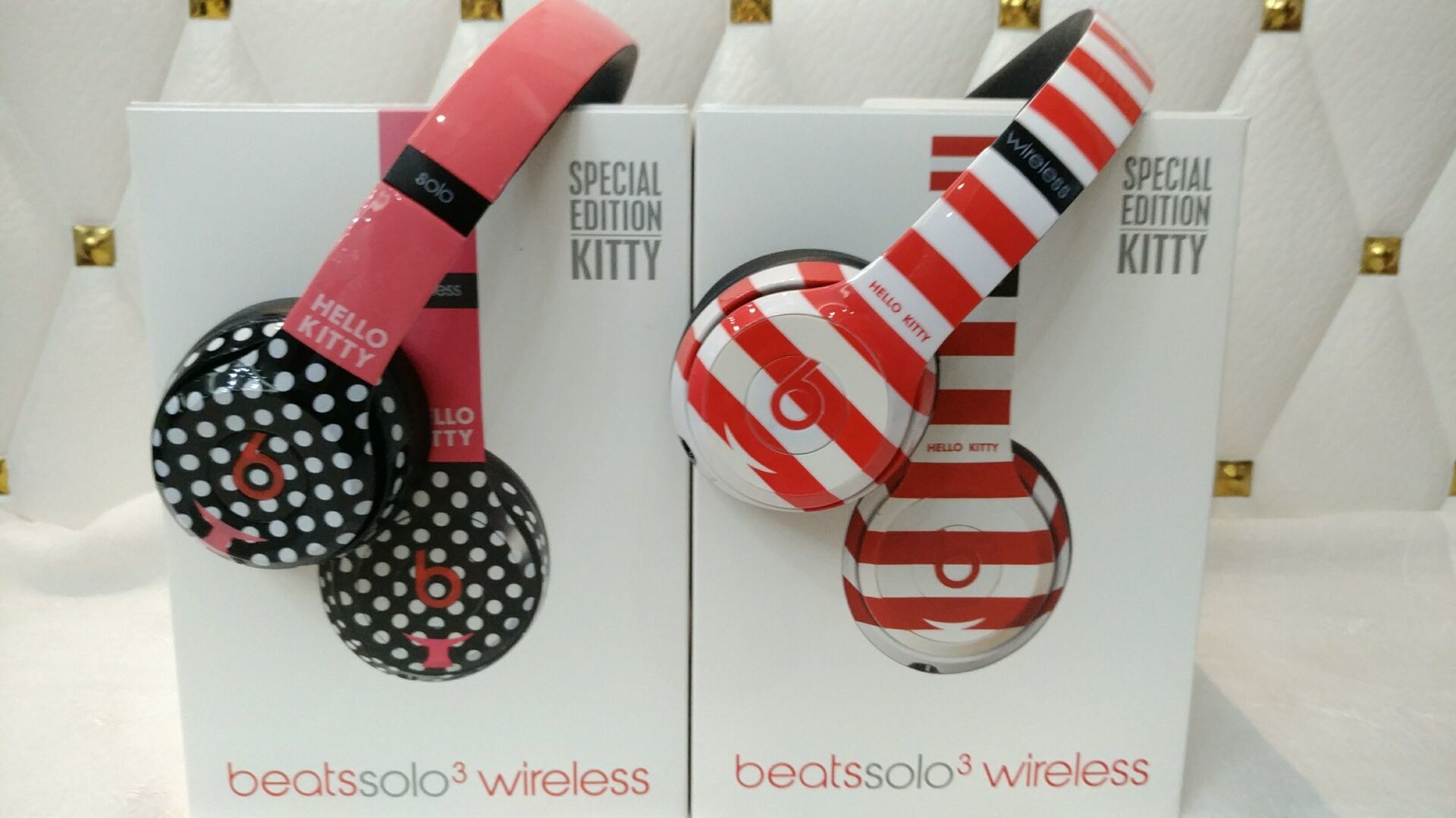 2018 New HELLO KITTY Solo 3 Wireless - Beats By Dre. - Special Edition Headphones made in China gregheadsets.com