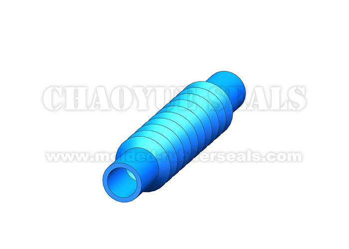 Long Range Dust Cover Boot Flexible Custom Moulded Blue Neoprene Rubber Bellow Seal Flame Resistance