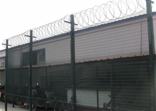 High Security Anti Climb Mesh Fence Panels ,3" x 0.5" diameter 4.00mm ,12.7mm x