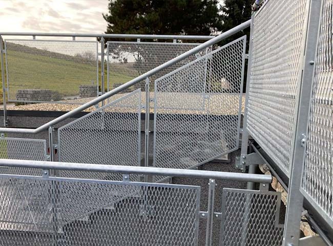 Expanded Metal Balustrade and Railing Infill Panels Safety , Robust And Durable