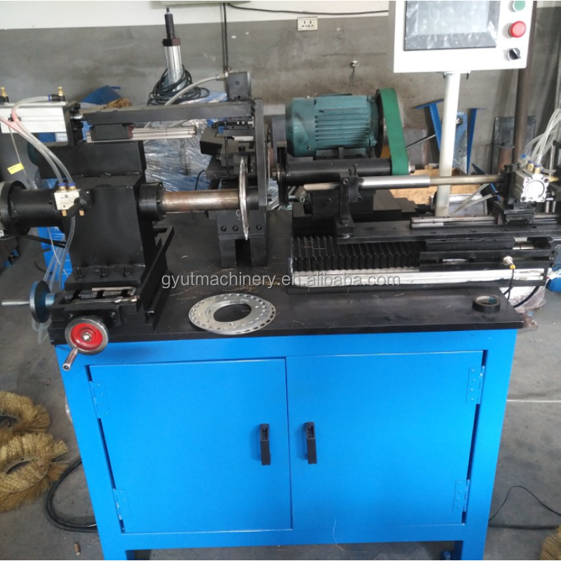 Steel Wire Brush Making Machine for Rust Removal PLC Control 450mm Crimped Wire Wheel