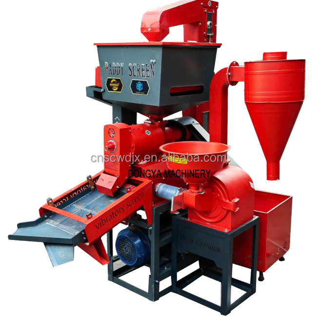 DONGYA AGRO 750KG Rice Mill Machine with Auto Loading Lifter