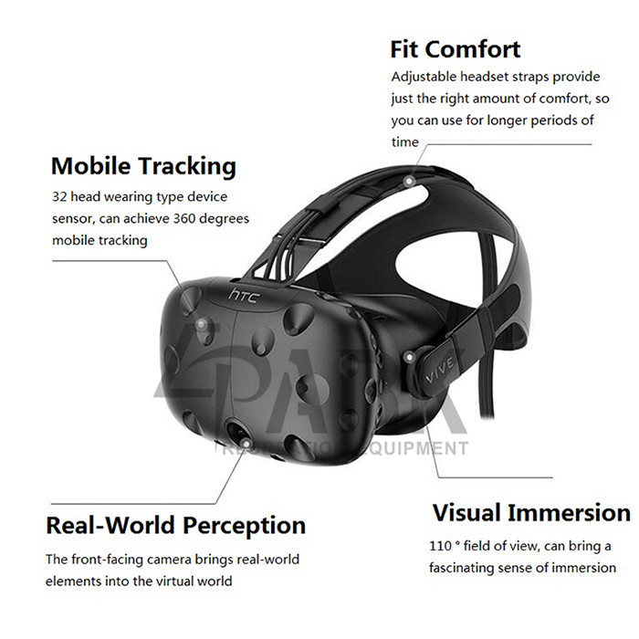 Epark Virtual Reality Machine , Metal + Glassfibre Amusement Park Equipment