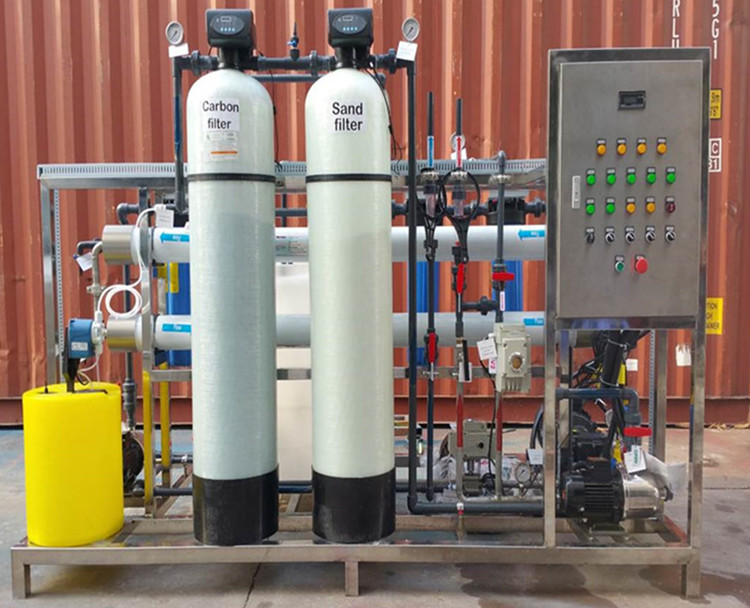 250LPH Containerized Water Treatment Plant , sea water desalination equipment