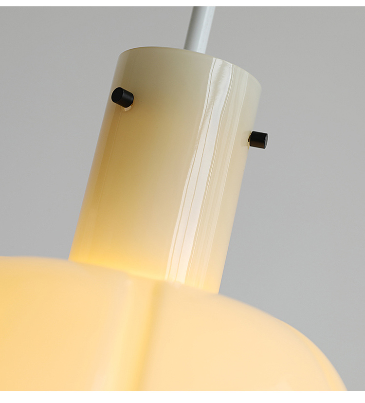 Glass pendant light restaurant retro lovely Nordic study single hanging lamp(WH-GP-173)