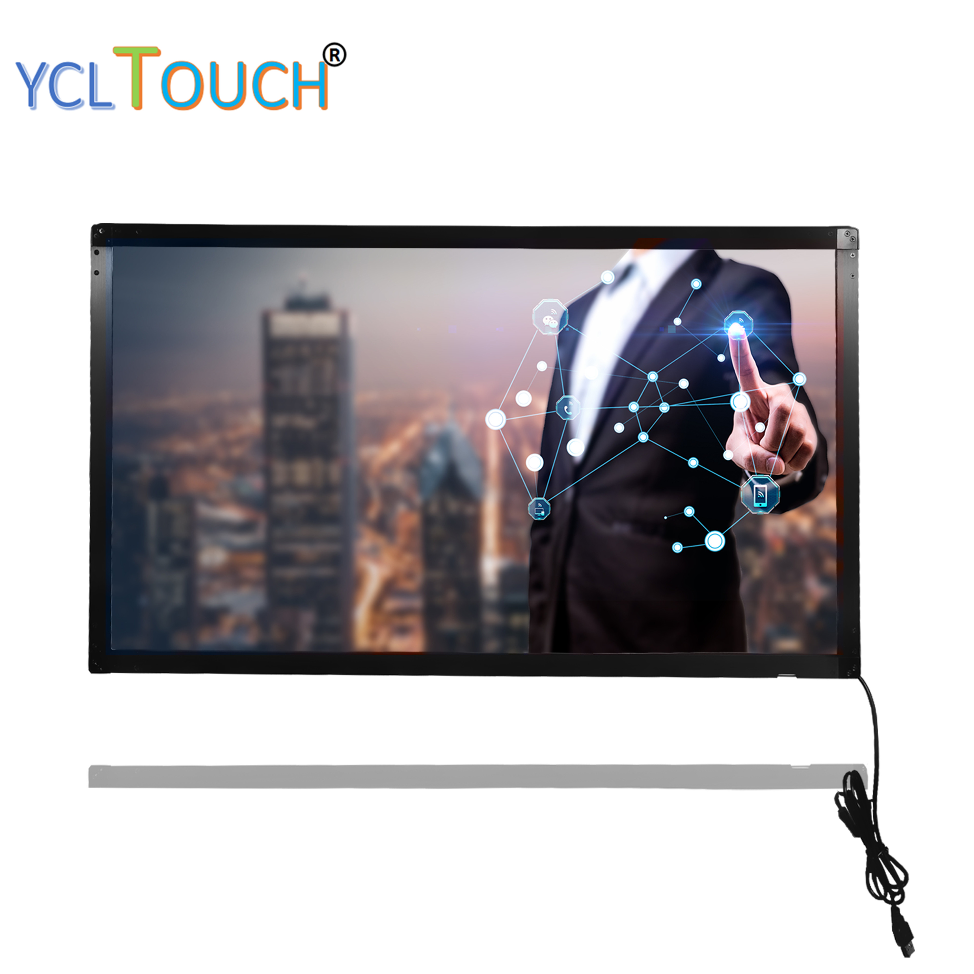 Aluminium IR Touch Screen Frame 20 Points 70 Inch IR Multi Touch Frame
