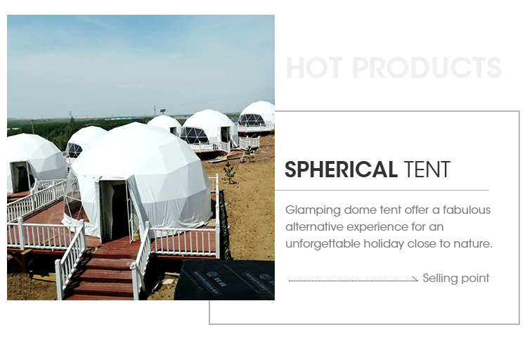 House Price Flame Retardant Half Sphere Circular Circle Geodesic Dome Tent