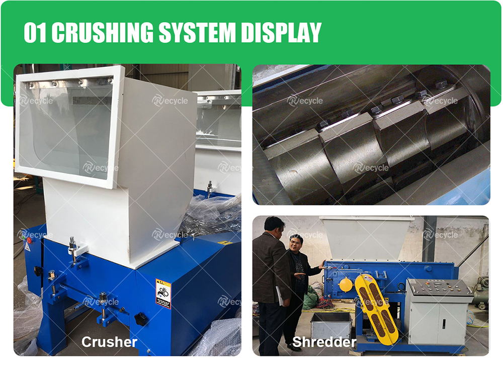 100-1000kg/h Waste Copper Separating Granulator Crusher Plant for Building Material Shops