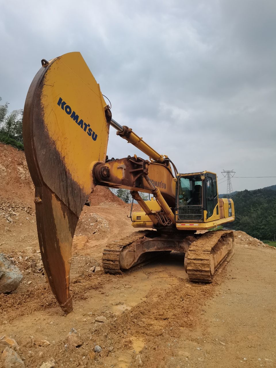 High Quality Komatsu PC460LC-8 Hydraulic Crawler Excavator 46 Ton PC 460 Track Diggers Japan Used Excavator